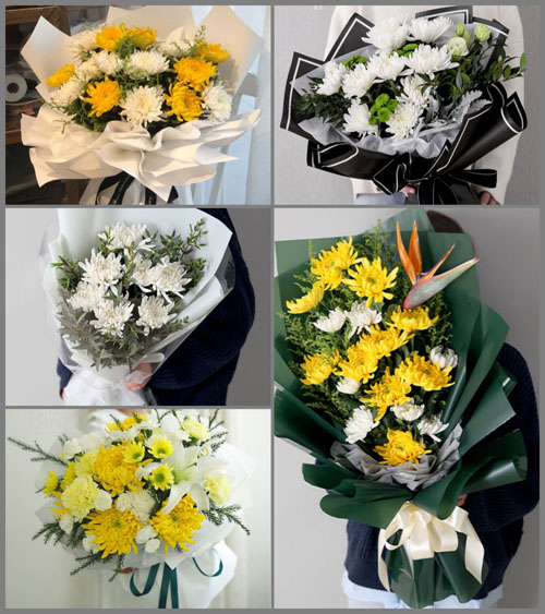 浙江省台州温岭市箬横镇白水田村白事花束代送